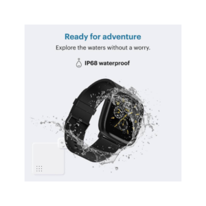 Noise ColorFit Qube Smartwatch  (Black Strap, Regular) - Image 4